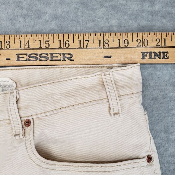 Vintage Levi's 550 Jeans Mens‎ 40x30 Off White Denim Pants USA Made 1998 90s VTG - Picture 5 of 9